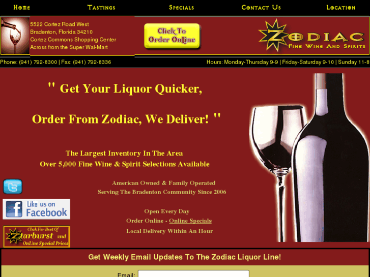 www.zodiacfinewineandspirits.com