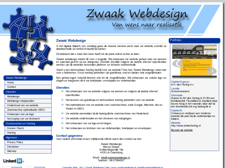 www.zwaakwebdesign.nl