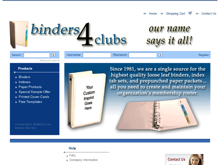 www.binders4clubs.com