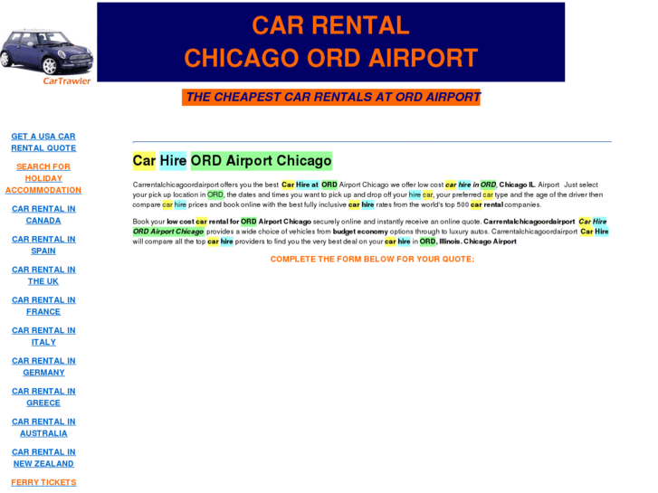 www.carrentalchicagoordairport.com