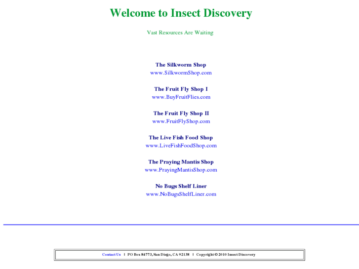 www.insectdiscoveryshop.com