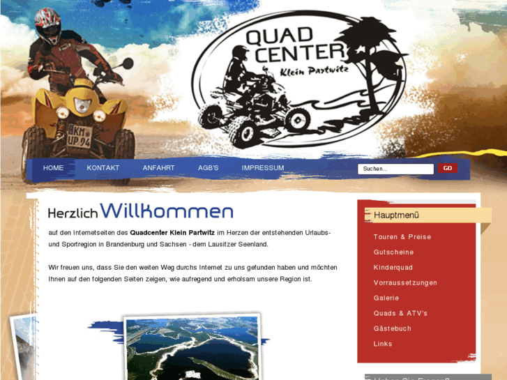 www.quadcenter-klein-partwitz.de