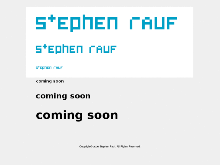 www.stephenrauf.com