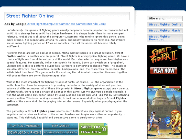 www.streetfighteronline.net