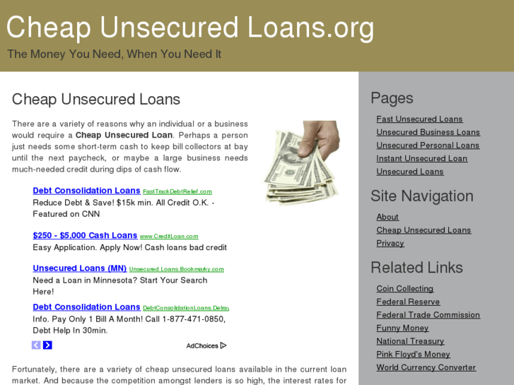 www.cheapunsecuredloans.org