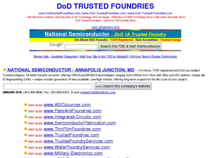 www.dod-trusted-foundries.com