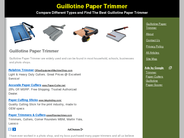 www.guillotinepapertrimmer.com