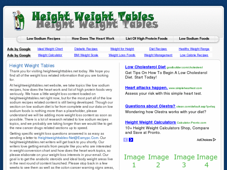 www.heightweighttables.net