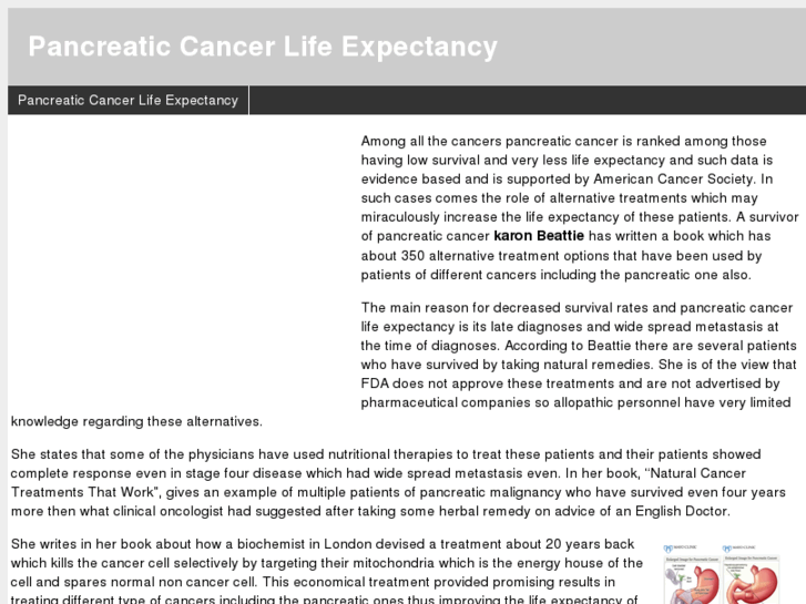 www.pancreaticcancerlifeexpectancy.org