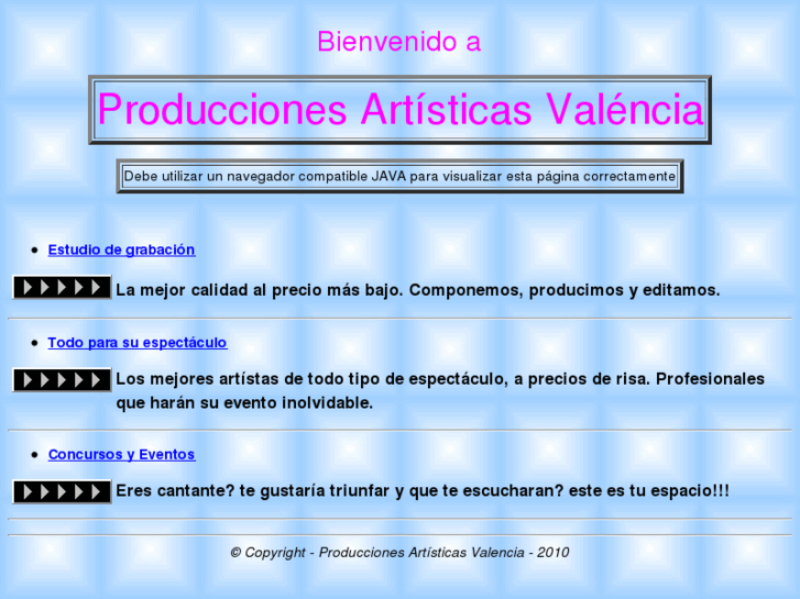 www.produccionesartisticasvalencia.es