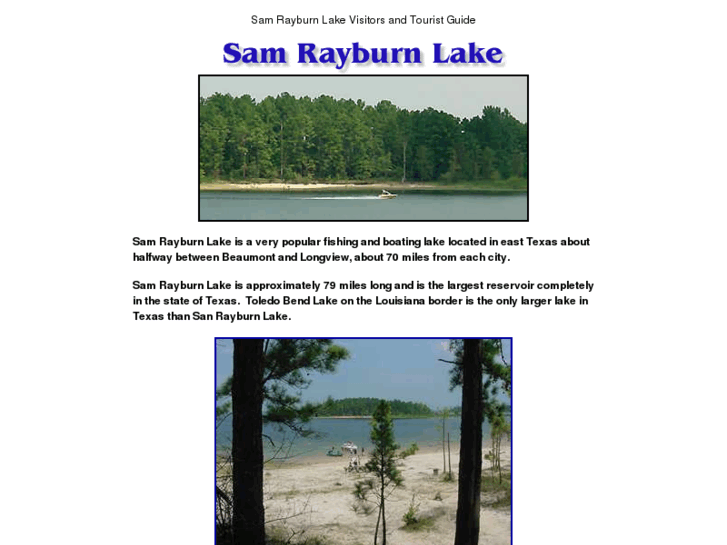 www.sam-rayburn-lake.com