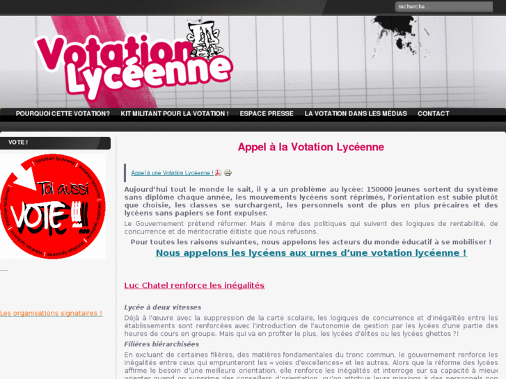 www.votationlyceenne.fr