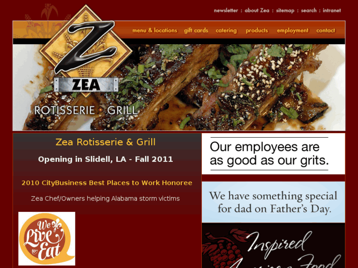 www.zearestaurants.com