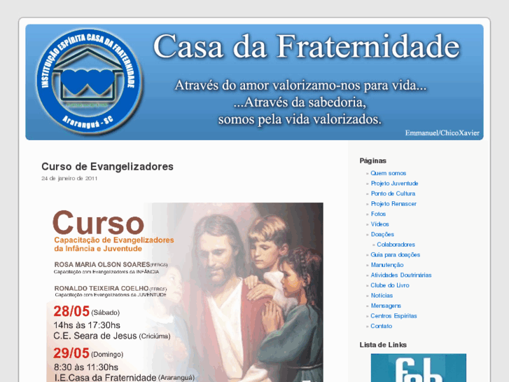 www.casadafraternidadesc.com.br