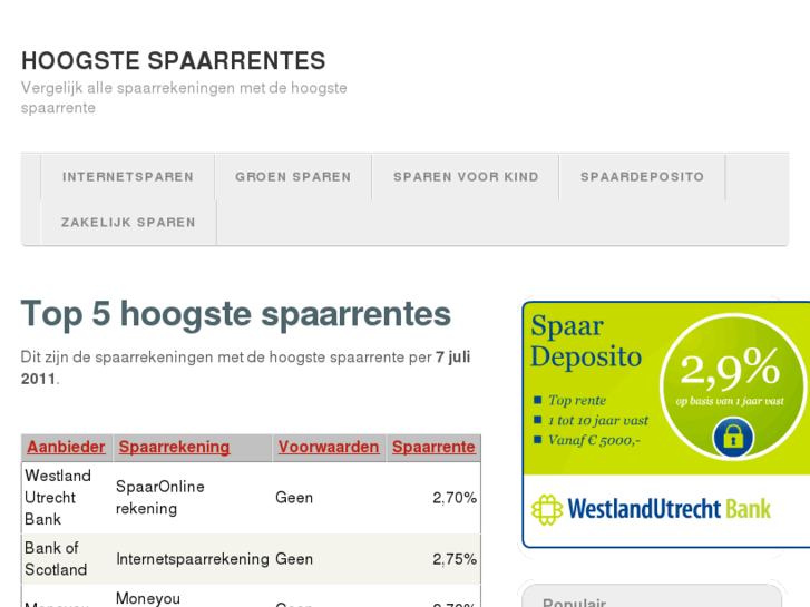 www.hoogstespaarrentes.com