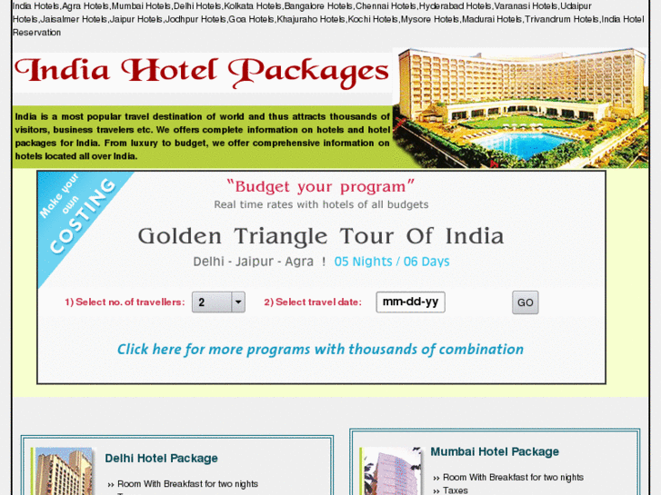 www.india-hotel-packages.com