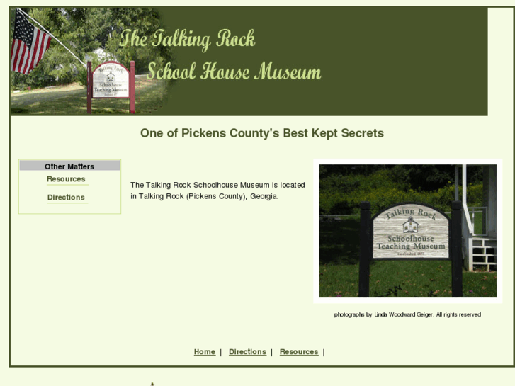 www.talkingrockschoolhousemuseum.org