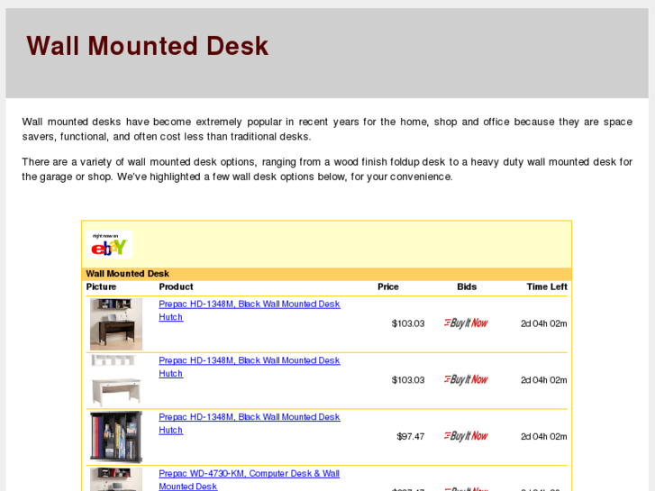 www.wallmounteddesk.com