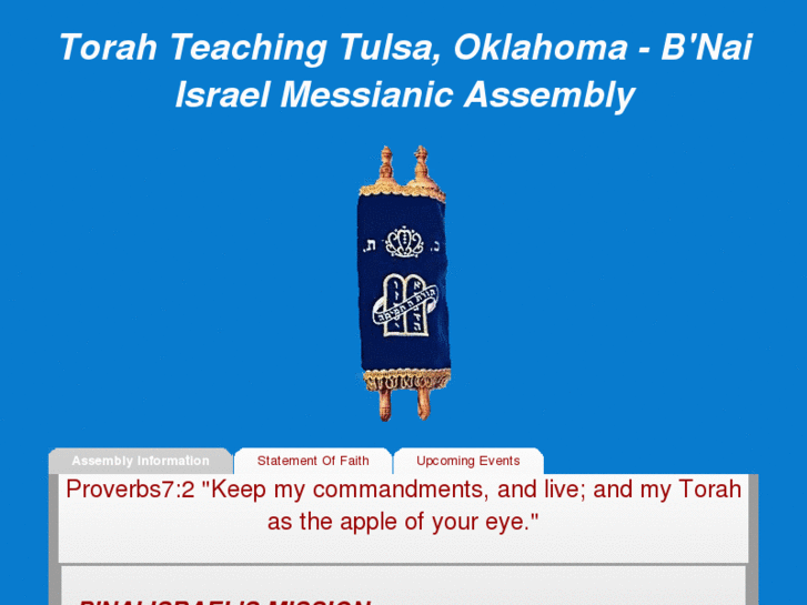 www.bnaiisraelmessianicassembly.com