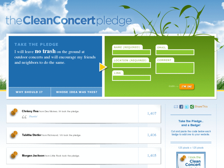 www.cleanconcert.org