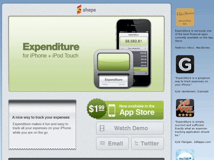 www.expenditureapp.com