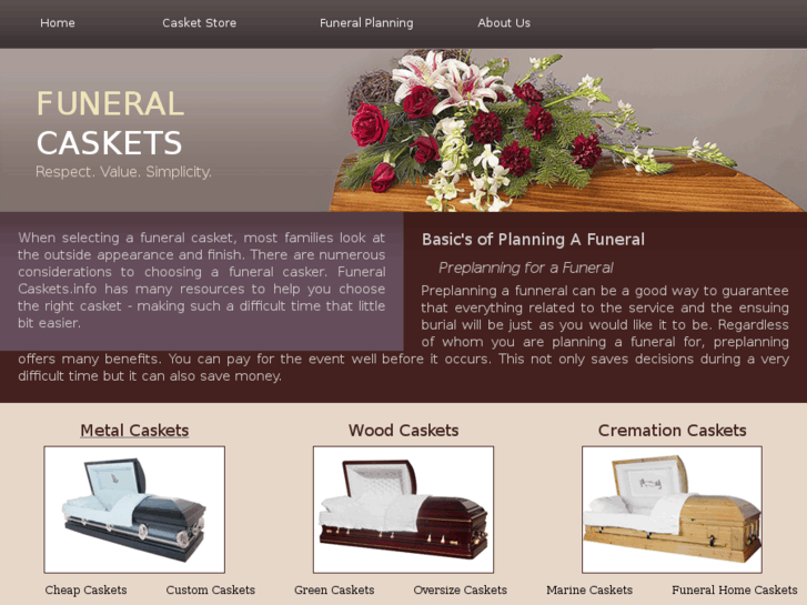 www.funeralcaskets.info