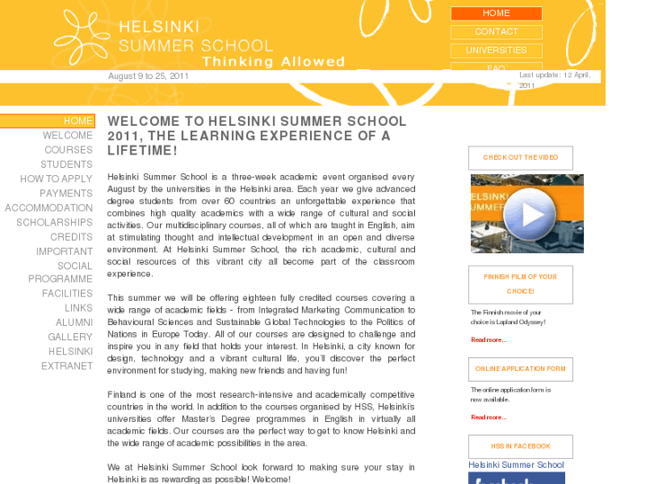 www.helsinkisummerschool.fi