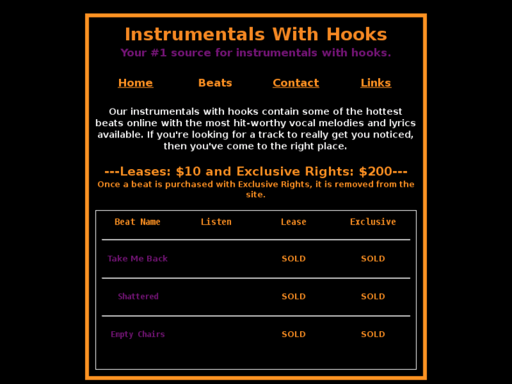 www.instrumentalswithhooks.com