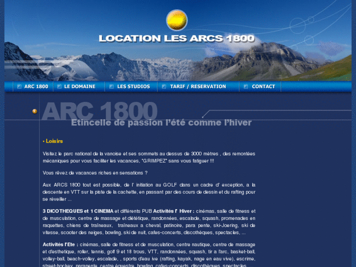 www.locationlesarcs1800.com