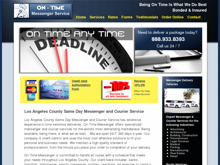 www.ontimemessenger-losangeles.com