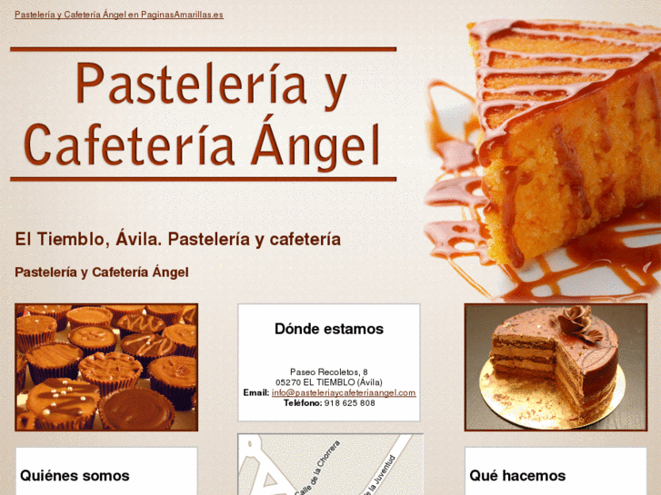 www.pasteleriaycafeteriaangel.com