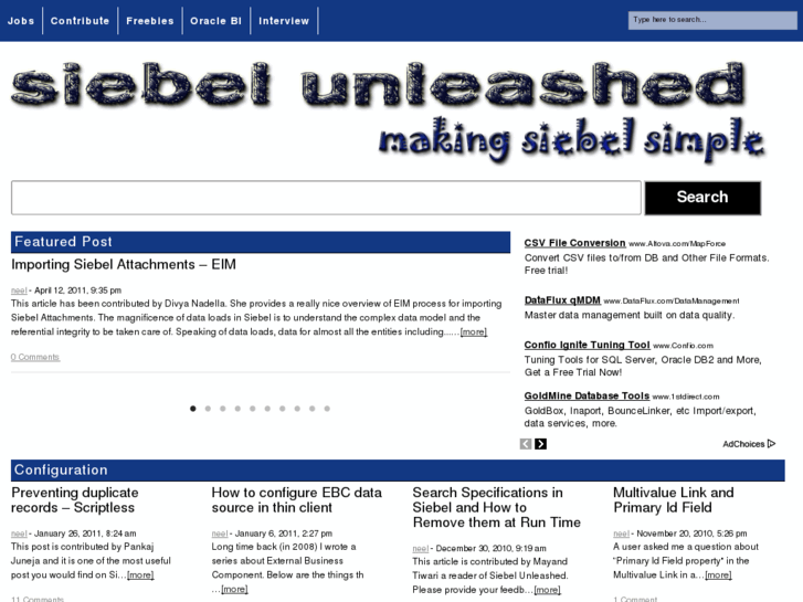 www.siebelunleashed.com