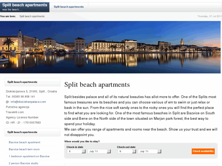 www.splitbeachapartments.com