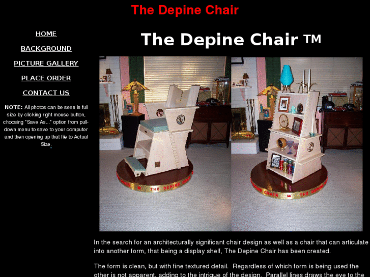 www.thedepinechair.com