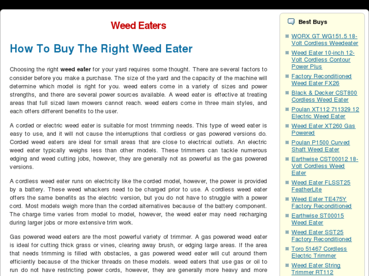 www.weed-eater.net