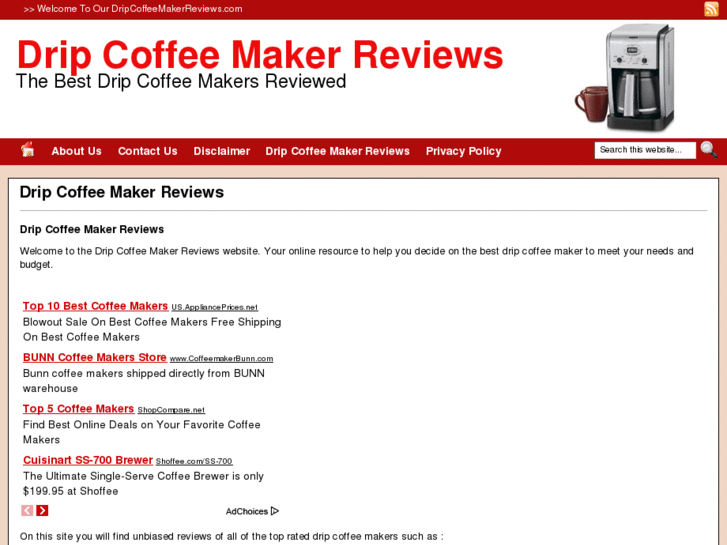 www.dripcoffeemakerreviews.com