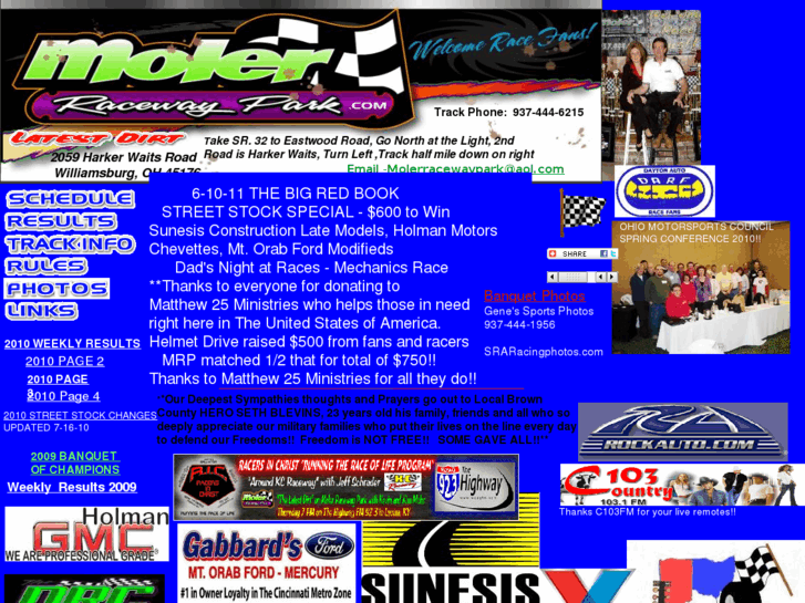www.molerracewaypark.com