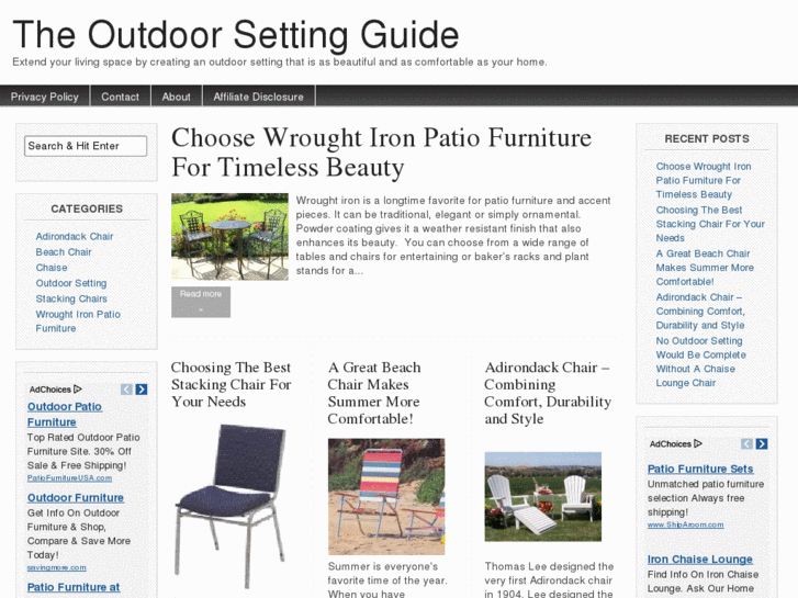 www.outdoorsettingguide.com