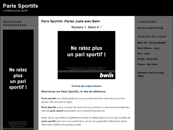 www.parissportifs.cc