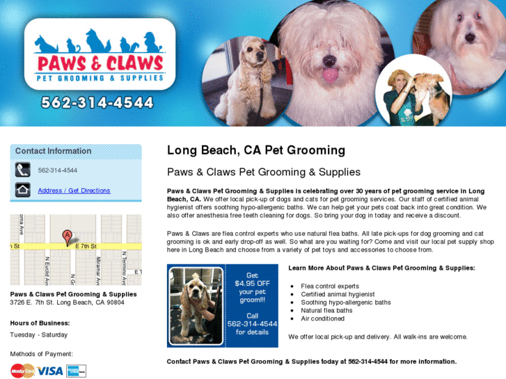 www.pawsnclawspetgrooming.com