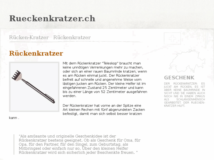 www.rueckenkratzer.ch