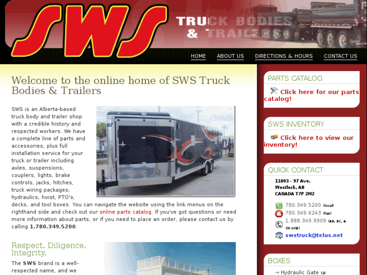 www.swstruckbodiesandtrailers.com