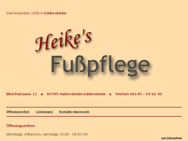 www.heikes-fusspflege.com