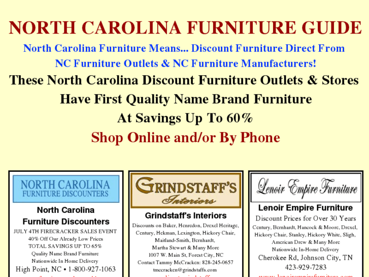 www.northcarolinafurnitureguide.com