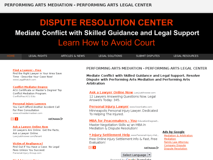 www.performingartsmediation.com