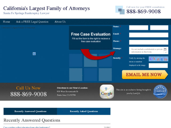 www.santafespringsbankruptcylawyer.com