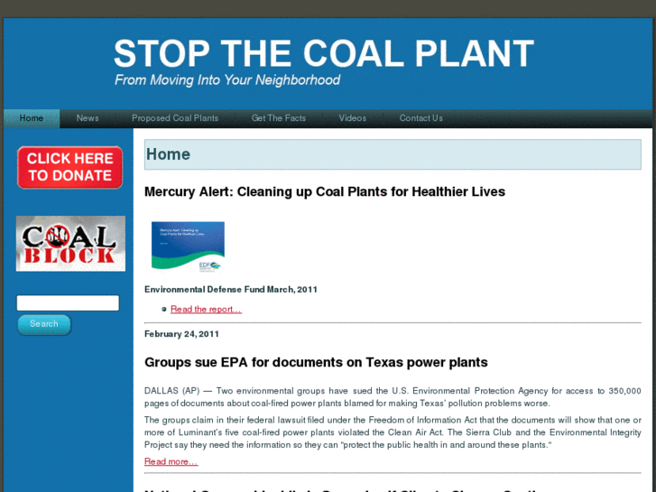 www.stopthecoalplants.com