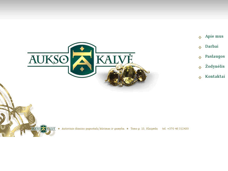 www.auksokalve.lt