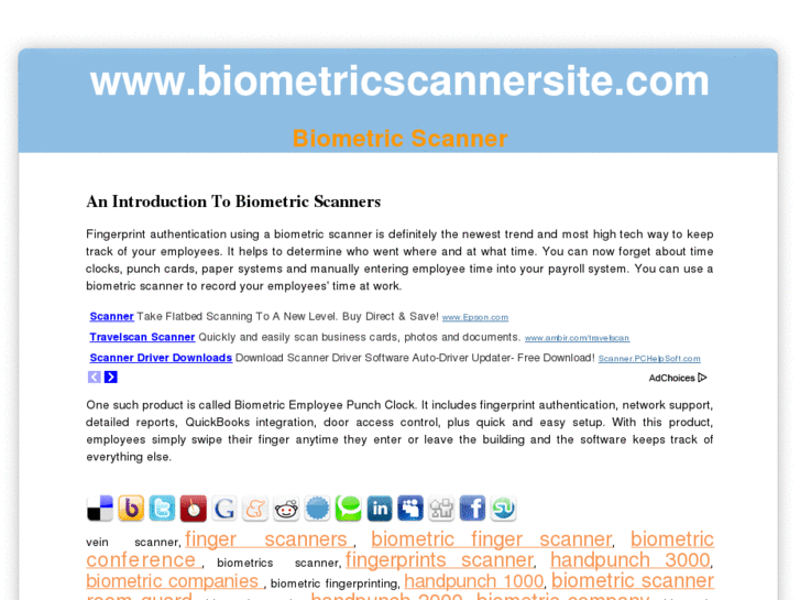 www.biometricscannersite.com