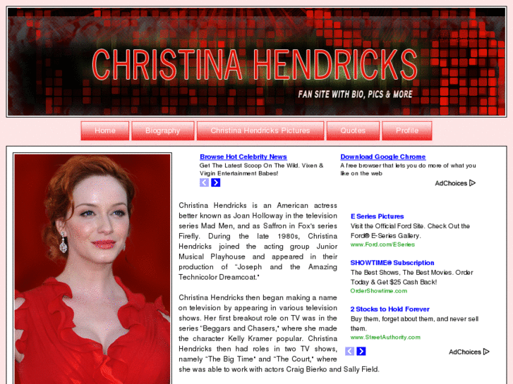 www.christinahendricks.net